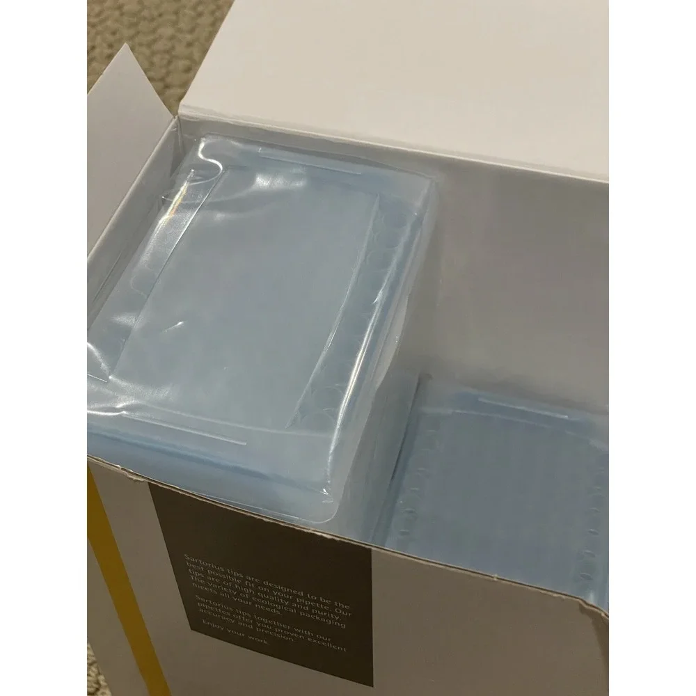Sartorius 791020 Optifit Tips 1000 uL Sealed Boxes. 96‎ Tips. Qty = 6 Boxes